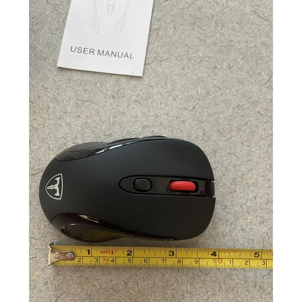 WIRELESS COMPUTER MOUSE Hotweems Model D-16. Battery Included-NO Dongle (PC/MAC)